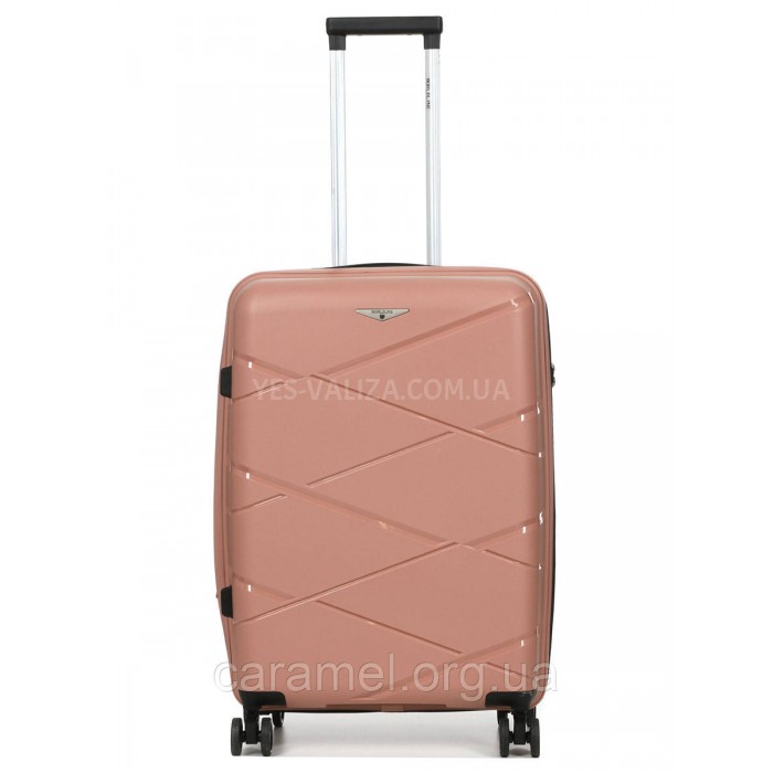 Набор чемоданов Франция (L M S-3шт) полипропилен пудра/Worldline 289, фото 2