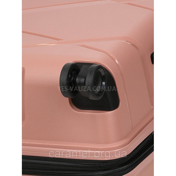 Набір валіз Франція (L M S-3шт) поліпропілен пудра Worldline 289, фото 9