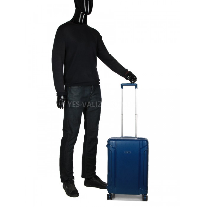 Чемодан Airtex малый S полипропилен синий 55х38х23см/42л/3.6кг, фото 10