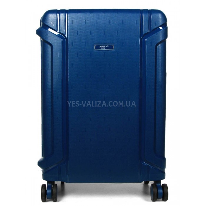 Чемодан Airtex малый S полипропилен синий 55х38х23см/42л/3.6кг, фото 3