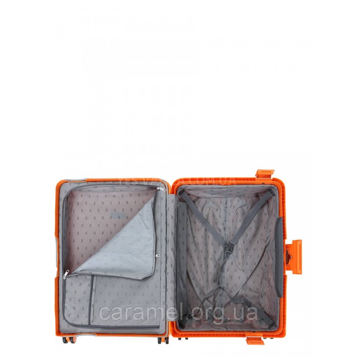 Чемодан малый S полипропилен оранж 55х36х21см/33л/3.45кг/Airtex 645, фото 10