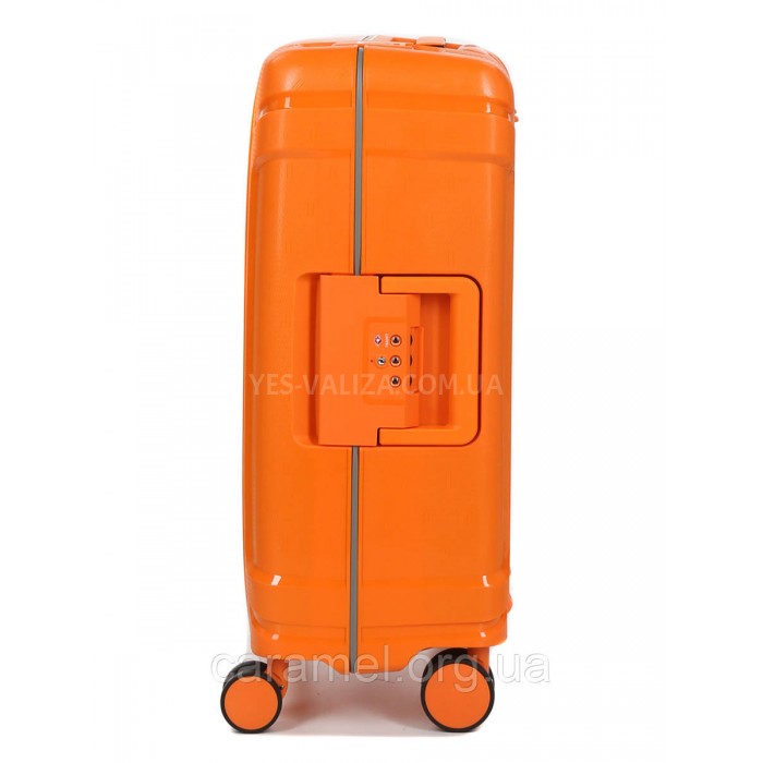 Валіза мала S поліпропілен оранж 55х36х21см/33л/3.45кг/Airtex 645, фото 5