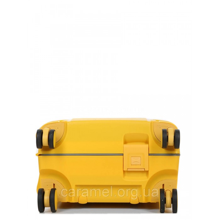 Чемодан малый S полипропилен жёлтый 55х36х21см/33л/3.45кг/Airtex 645, фото 7