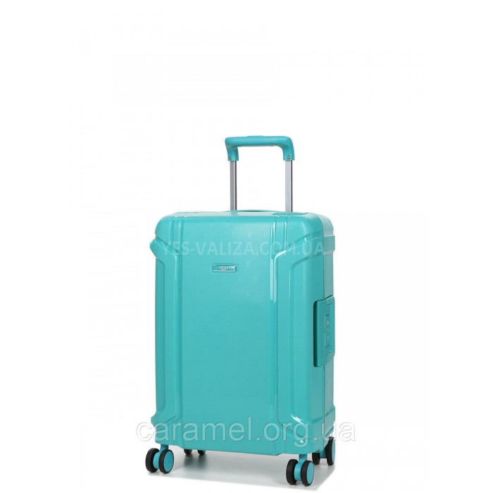 Чемодан малый S полипропилен бирюза 55х36х21см/33л/3.45кг/Airtex 645, фото 2