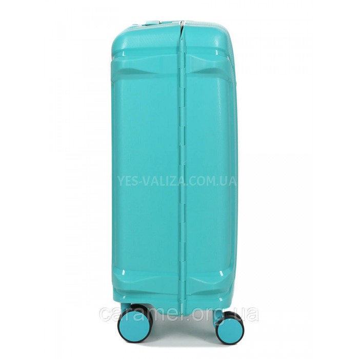Чемодан малый S полипропилен бирюза 55х36х21см/33л/3.45кг/Airtex 645, фото 5