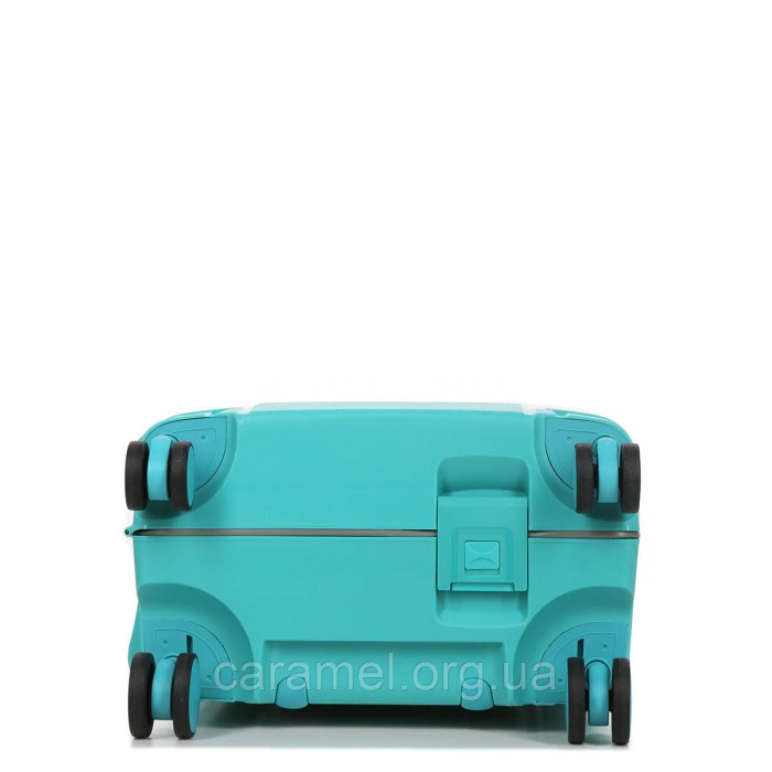 Чемодан малый S полипропилен бирюза 55х36х21см/33л/3.45кг/Airtex 645, фото 7