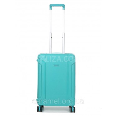 Чемодан малый S полипропилен бирюза 55х36х21см/33л/3.45кг/Airtex 645