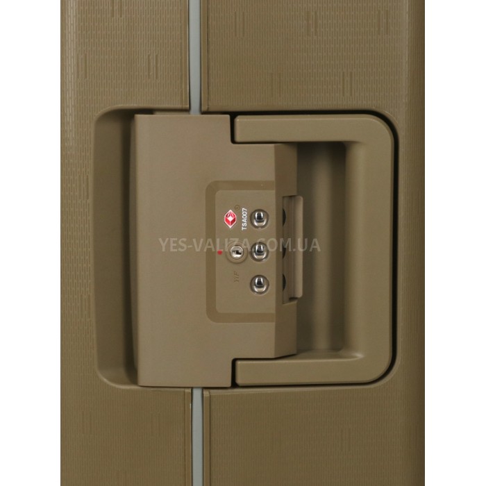 Чемодан малый S полипропилен хаки 55х36х21см/33л/3.45кг/Airtex 645, фото 9