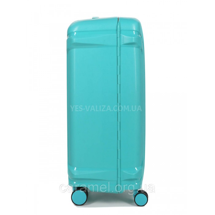 Валіза середня M поліпропілен бірюза 68х47х27см/76л/4.6кг/Airtex 645, фото 5