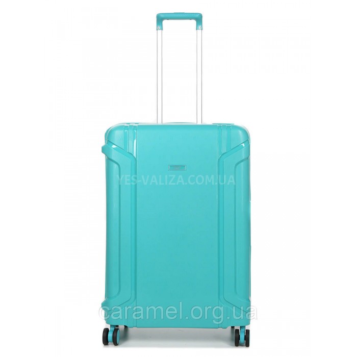 Чемодан средний M полипропилен бирюза 68х47х27см/76л/4.6кг/Airtex 645, фото 2