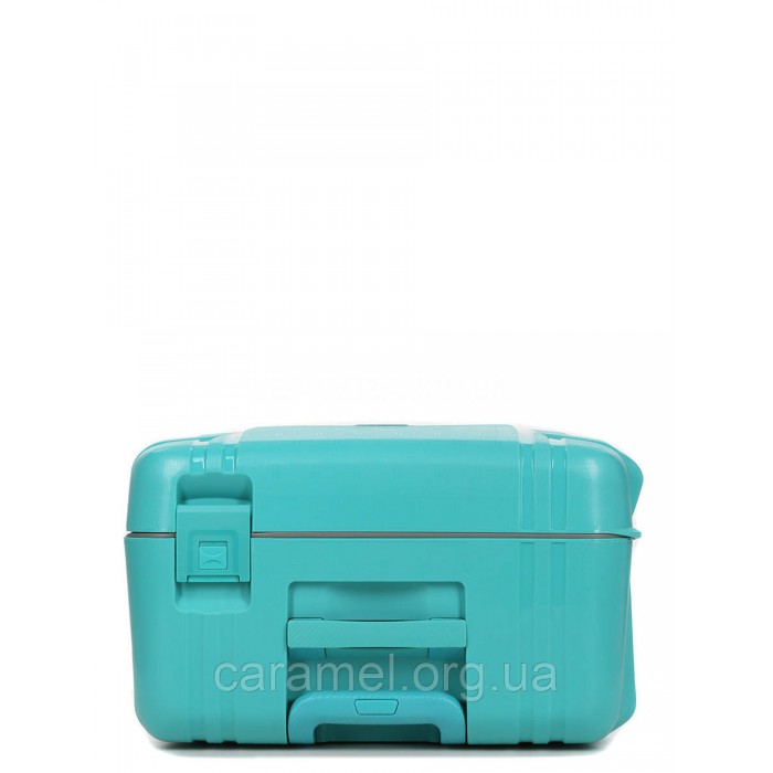 Чемодан средний M полипропилен бирюза 68х47х27см/76л/4.6кг/Airtex 645, фото 6
