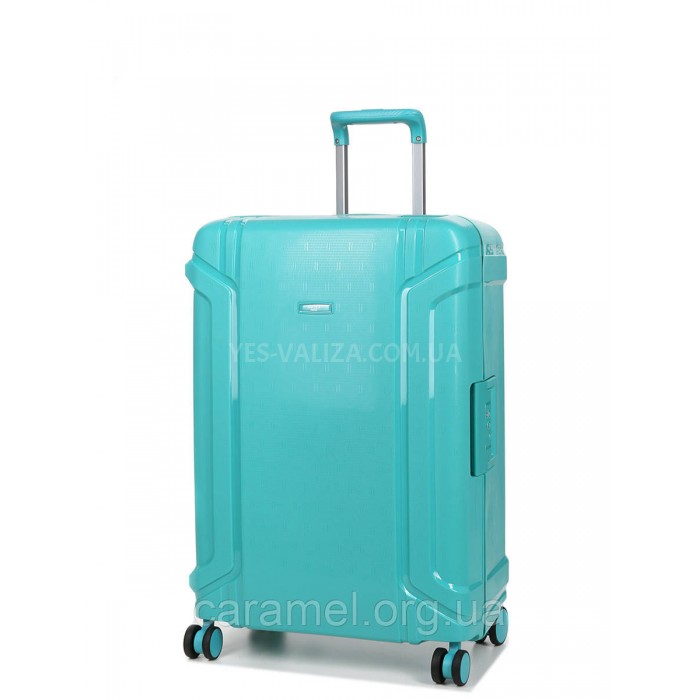 Чемодан средний M полипропилен бирюза 68х47х27см/76л/4.6кг/Airtex 645, фото 1