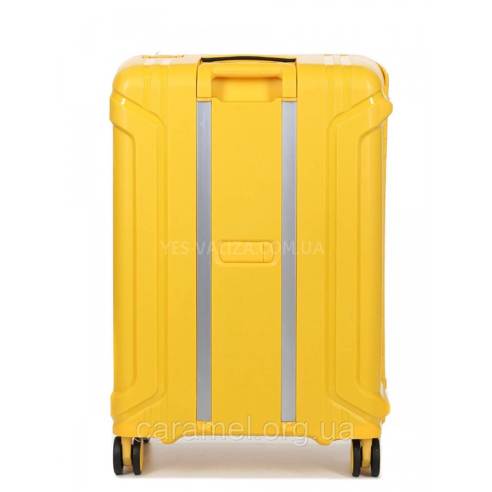 Чемодан средний M полипропилен жёлтый 68х47х27см/76л/4.6кг/Airtex 645, фото 3