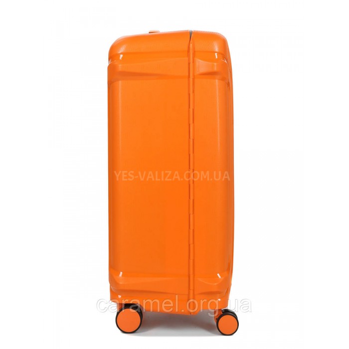 Валіза середня M поліпропілен помаранч 68х47х27см/76л/4.6кг/Airtex 645, фото 4