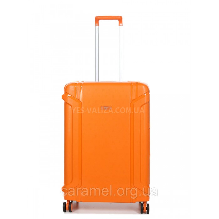 Валіза середня M поліпропілен помаранч 68х47х27см/76л/4.6кг/Airtex 645, фото 2