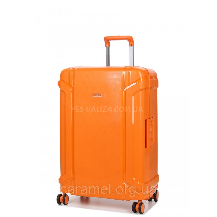 Чемодан средний M полипропилен оранж 68х47х27см/76л/4.6кг/Airtex 645, фото 1