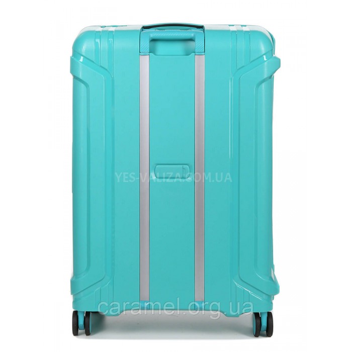 Валіза велика L поліпропілен бірюза 78х53х31см/101л/5.9кг/Airtex 645, фото 2