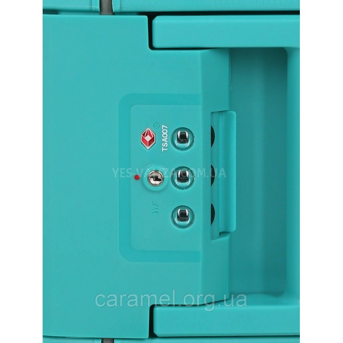 Валіза велика L поліпропілен бірюза 78х53х31см/101л/5.9кг/Airtex 645, фото 8