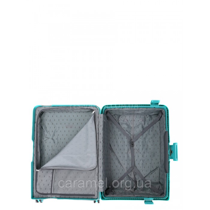 Чемодан большой L полипропилен бирюза 78х53х31см/101л/5.9кг/Airtex 645, фото 9