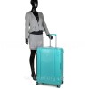 Валіза велика L поліпропілен бірюза 78х53х31см/101л/5.9кг/Airtex 645, фото 20