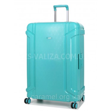 Валіза велика L поліпропілен бірюза 78х53х31см/101л/5.9кг/Airtex 645