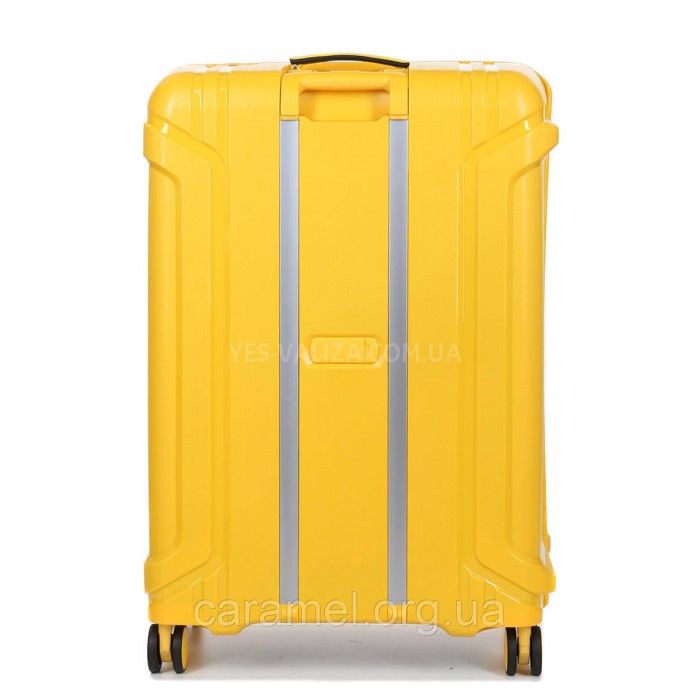 Валіза велика L поліпропілен жовта 78х53х31см/101л/5.9кг/Airtex 645, фото 3