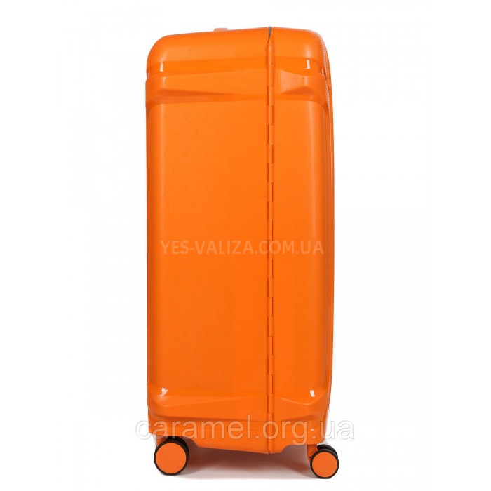 Валіза велика L поліпропілен помаранч 78х53х31см/101л/5.9кг/Airtex 645, фото 4