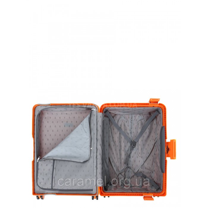 Чемодан большой L полипропилен оранж 78х53х31см/101л/5.9кг/Airtex 645, фото 9