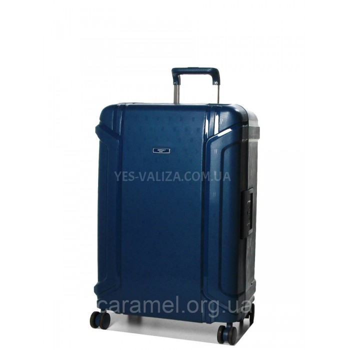 Набір валіз Франція (L M S-3шт) поліпропілен синій/Airtex 645, фото 2