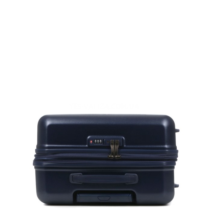 Чемодан средний М поликарбонат синий 65х44х25+5/82л/3.65кг/Airtex 649, фото 8