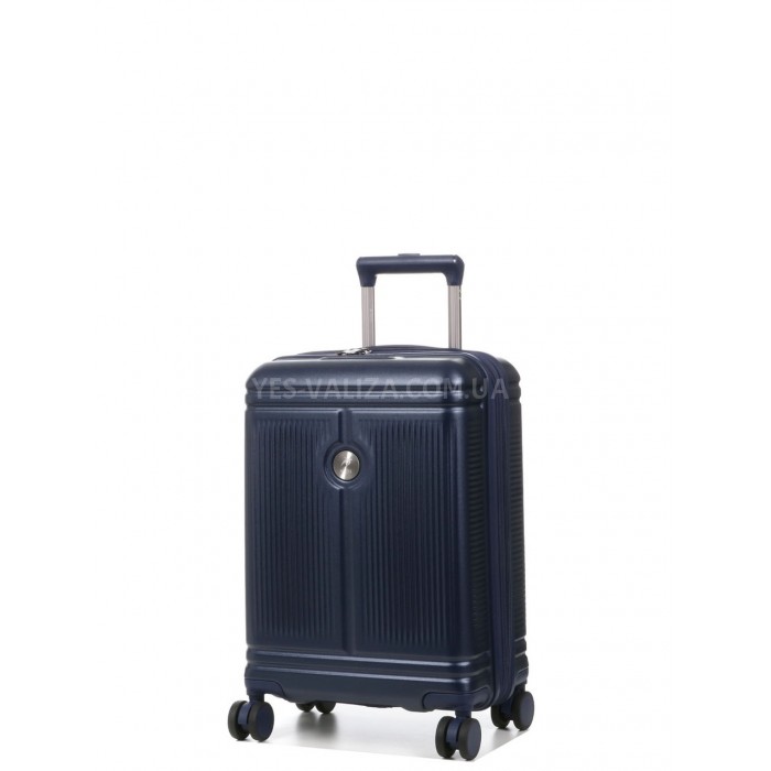 Чемодан малый S поликарбонат синий 55x35x20(+5)см/48л/2.8кг/Airtex 649, фото 2