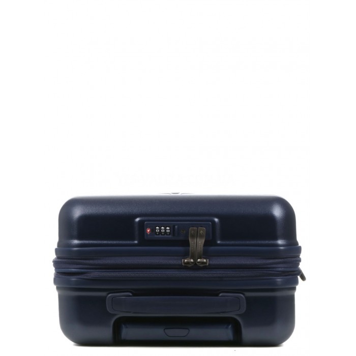 Валіза мала S полікарбонат синя 55x35x20(+5)см/48л/2.8кг/Airtex 649, фото 7