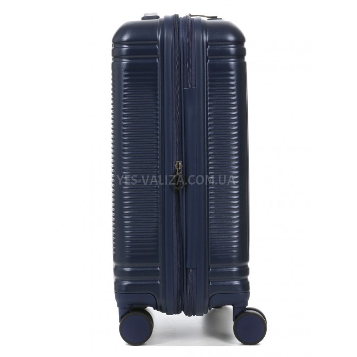 Чемодан малый S поликарбонат синий 55x35x20(+5)см/48л/2.8кг/Airtex 649, фото 5