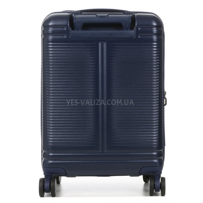 Чемодан малый S поликарбонат синий 55x35x20(+5)см/48л/2.8кг/Airtex 649, фото 3