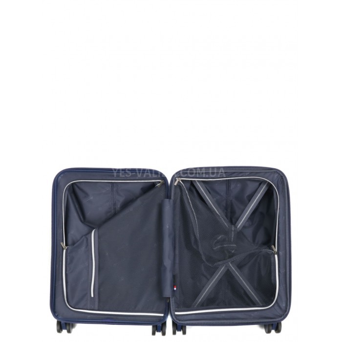 Валіза мала S полікарбонат синя 55x35x20(+5)см/48л/2.8кг/Airtex 649, фото 10