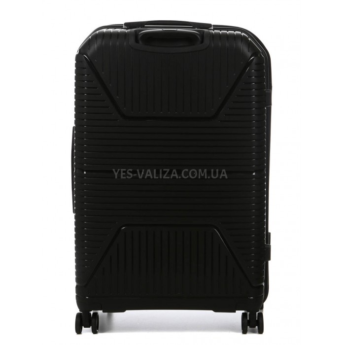 Валіза велика L поліпропілен чорна 75х49х30см/96л/4.1кг/Worldline 291, фото 3