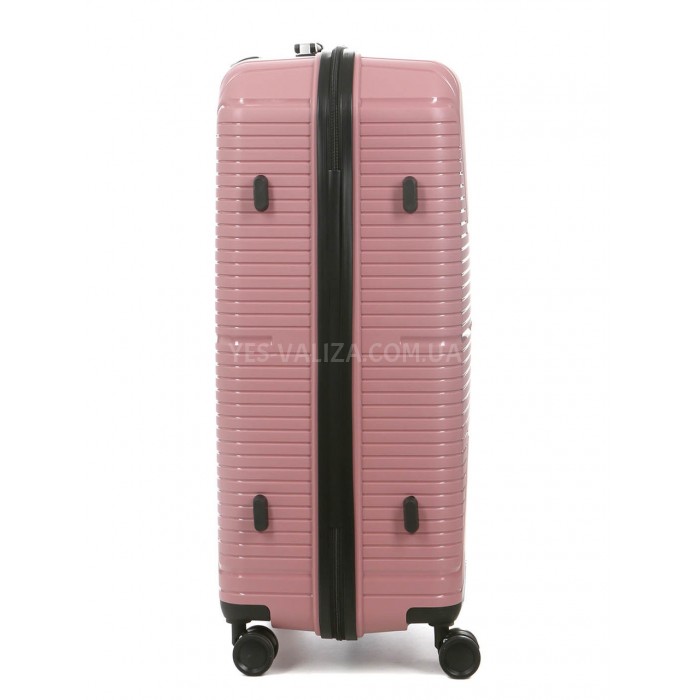 Чемодан большой L полипропилен пудра 75х49х30/96л/4.1кг/Worldline 291, фото 5