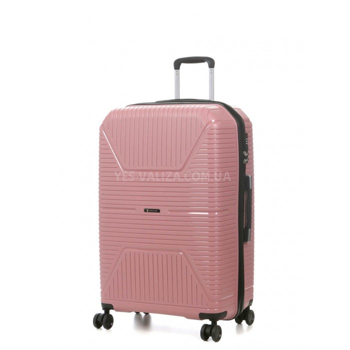 Чемодан большой L полипропилен пудра 75х49х30/96л/4.1кг/Worldline 291, фото 1