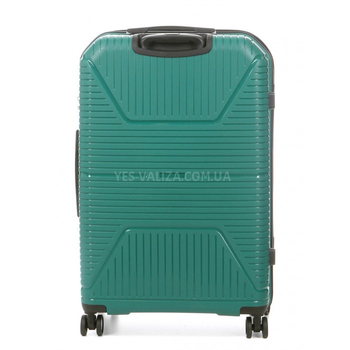Валіза велика L поліпропілен зелена 75х49х30см/96л/4.1кг/Worldline 291, фото 3