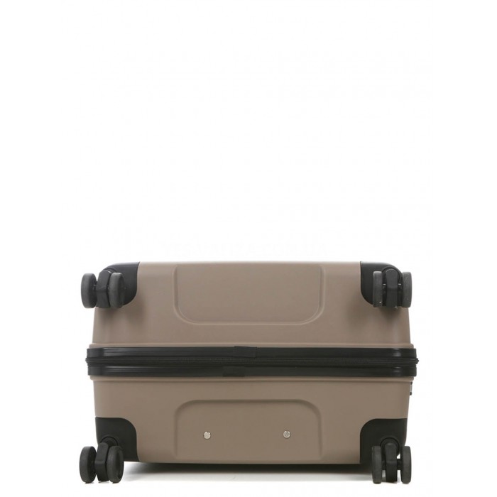 Валіза велика L поліпропілен бежева 75х49х30см/96л/4.1кг/Worldline 291, фото 7