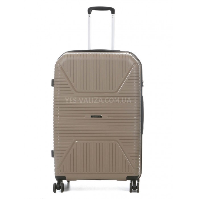 Чемодан большой L полипропилен беж 75х49х30см/96л/4.1кг/Worldline 291, фото 2