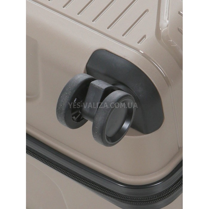 Чемодан большой L полипропилен беж 75х49х30см/96л/4.1кг/Worldline 291, фото 9