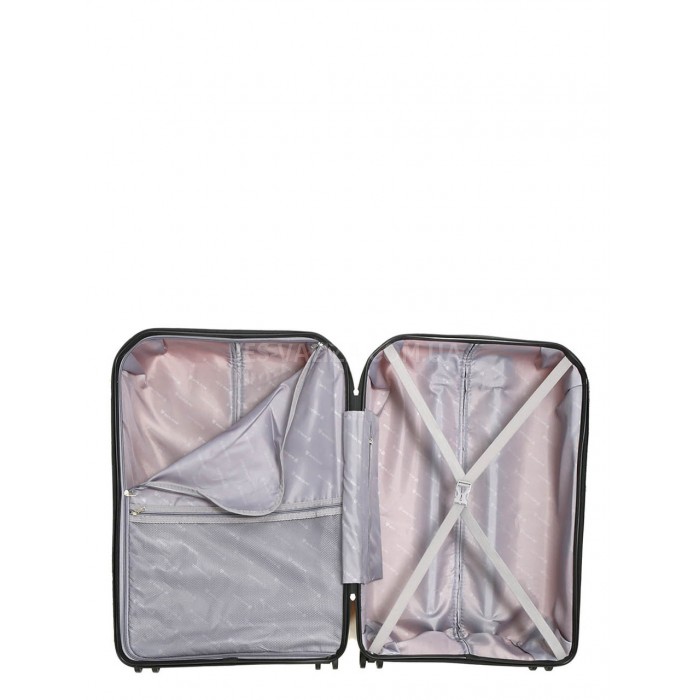 Валіза середня М поліпропілен жовта 65х44х26/62л/3.3кг/Worldline 291, фото 10