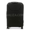 Валіза середня М поліпропілен чорна 65х44х26см/62л/3.3кг/ Worldline291, фото 13