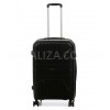 Валіза середня М поліпропілен чорна 65х44х26см/62л/3.3кг/ Worldline291, фото 12