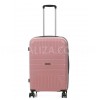 Валіза середня М поліпропілен пудра 65х44х26см/62л/3.3кг/Worldline 291, фото 12