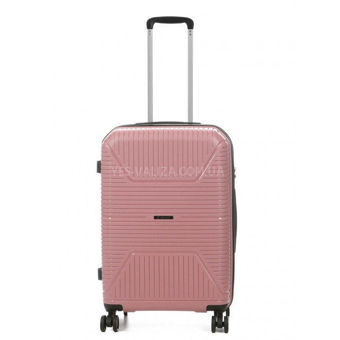 Валіза середня М поліпропілен пудра 65х44х26см/62л/3.3кг/Worldline 291, фото 2
