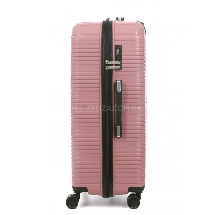 Чемодан средний М полипропилен пудра 65х44х26см/62л/3.3кг/Worldline291, фото 4