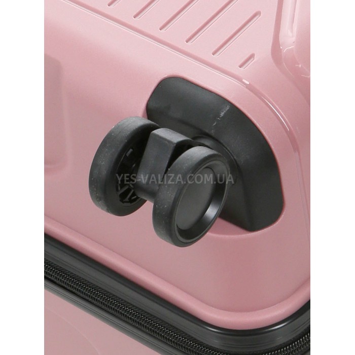Чемодан средний М полипропилен пудра 65х44х26см/62л/3.3кг/Worldline291, фото 9