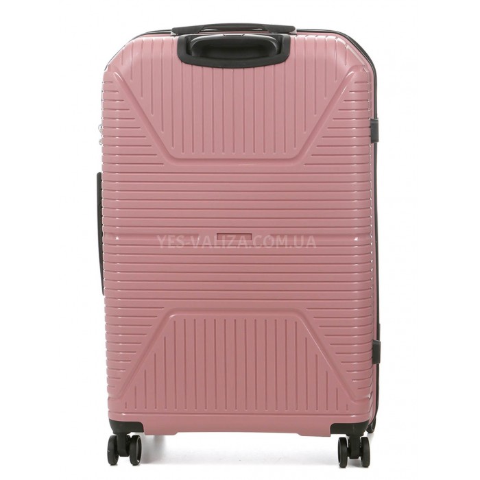 Валіза середня М поліпропілен пудра 65х44х26см/62л/3.3кг/Worldline 291, фото 3